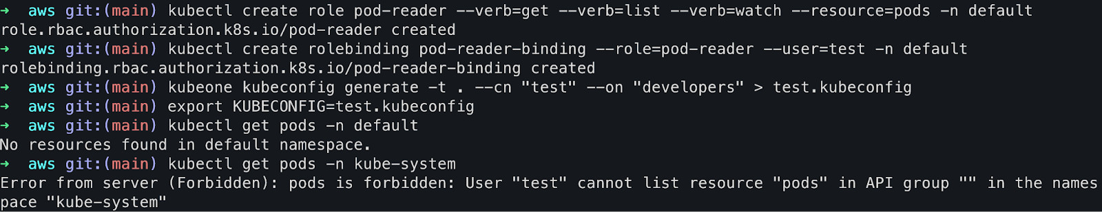 kubeone kubeconfig generate