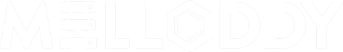 MELLODDY white logo